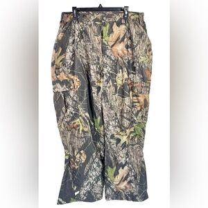 Woolrich Men’s XL Camo Cargo Pants Mossy Oak Break Up Print Hunting Outdoor Snap